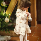 Kombipaket Rüschenkleid Gr. 86-164 3 Weiten je Größe auch für schmale und kräftige Kids