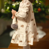 Kombipaket Rüschenkleid Gr. 86-164 3 Weiten je Größe auch für schmale und kräftige Kids