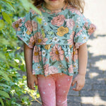 RUFFLE SWEATER LINA 80-164 - Sewando