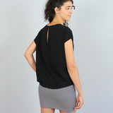 Blusenshirt FRAU ILVIE | Schnittmuster Gr. XS-XL - Sewando