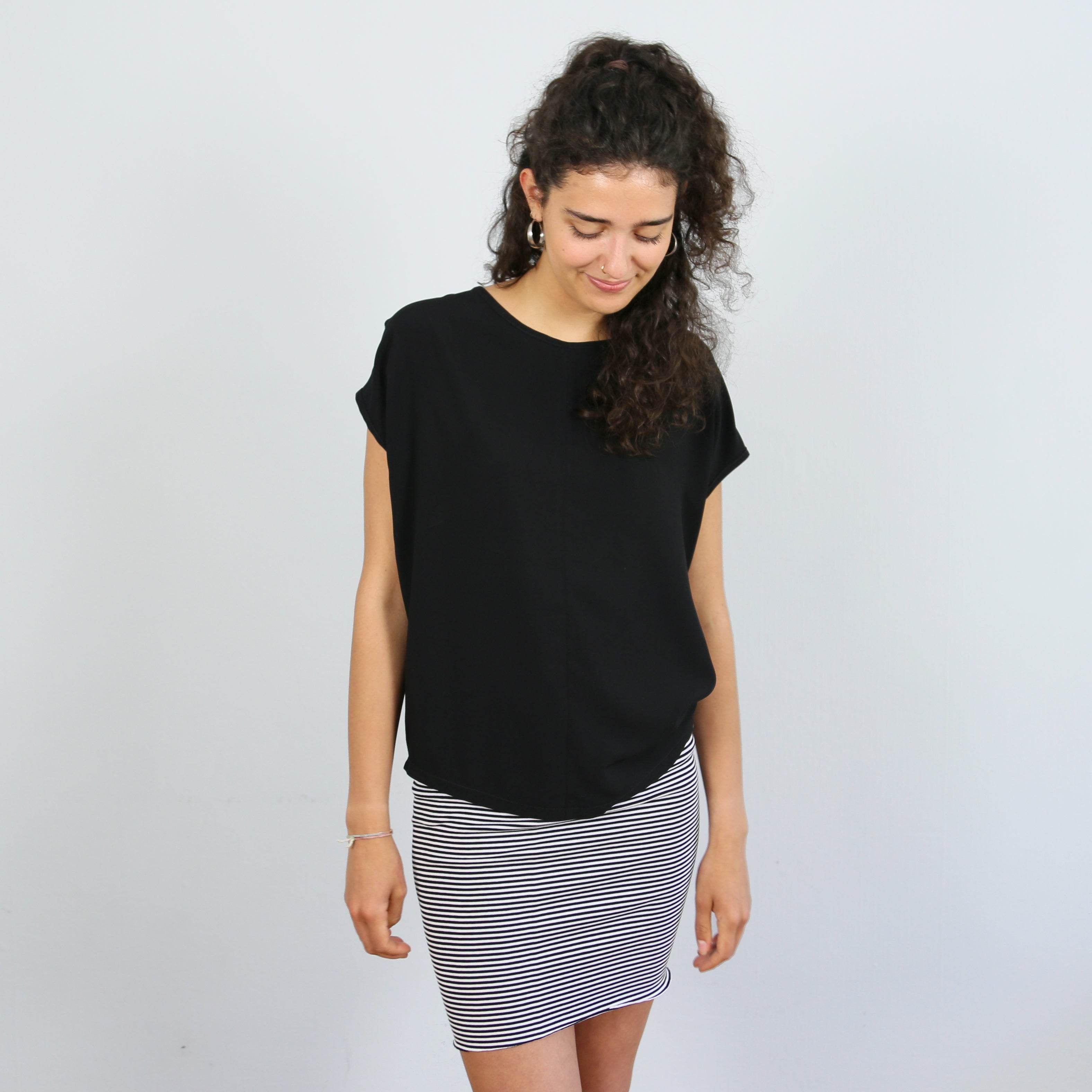 Blusenshirt FRAU ILVIE | Schnittmuster Gr. XS-XL - Sewando