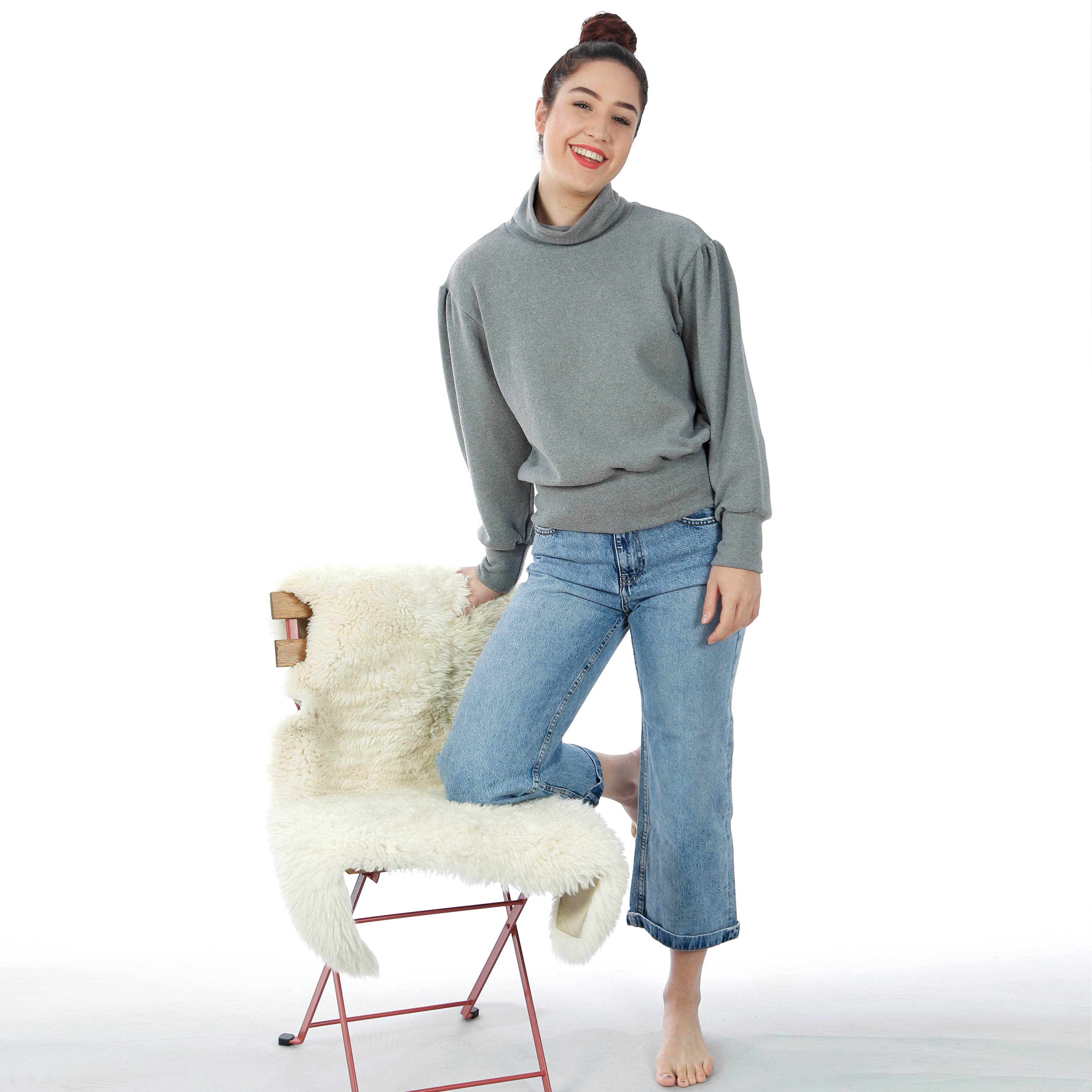 Rollkragenpullover FRAU OKE | Schnittmuster Gr. XS-XXL - Sewando