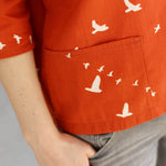 Bluse FRAU AIKO | Schnittmuster Gr. XXS-L : - Sewando
