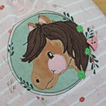 Stickdatei Pferdeliebe - Rahmen 13x18 - Sewando