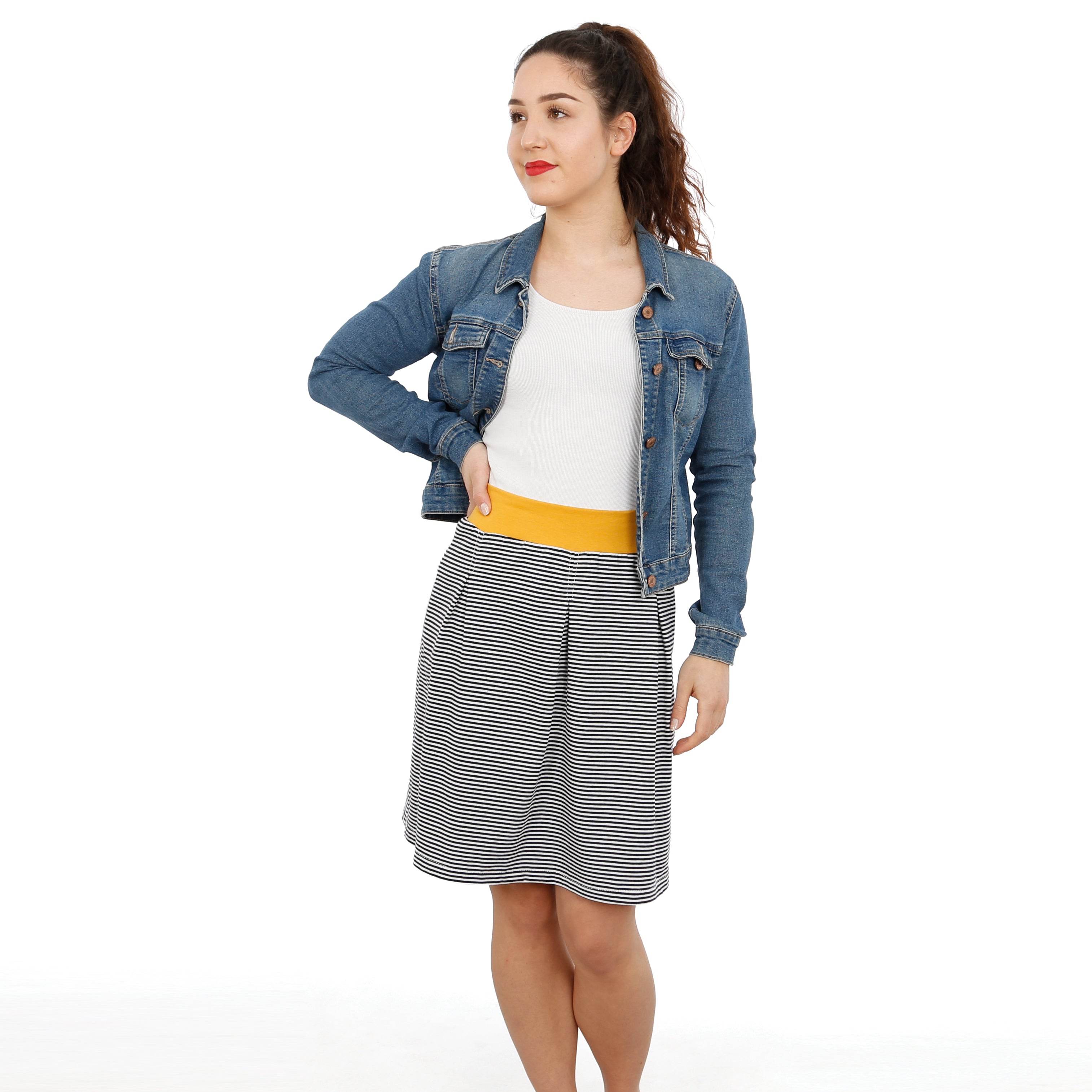 Jerseyrock FRAU ANTJE | Schnittmuster Gr. XS – L - Sewando