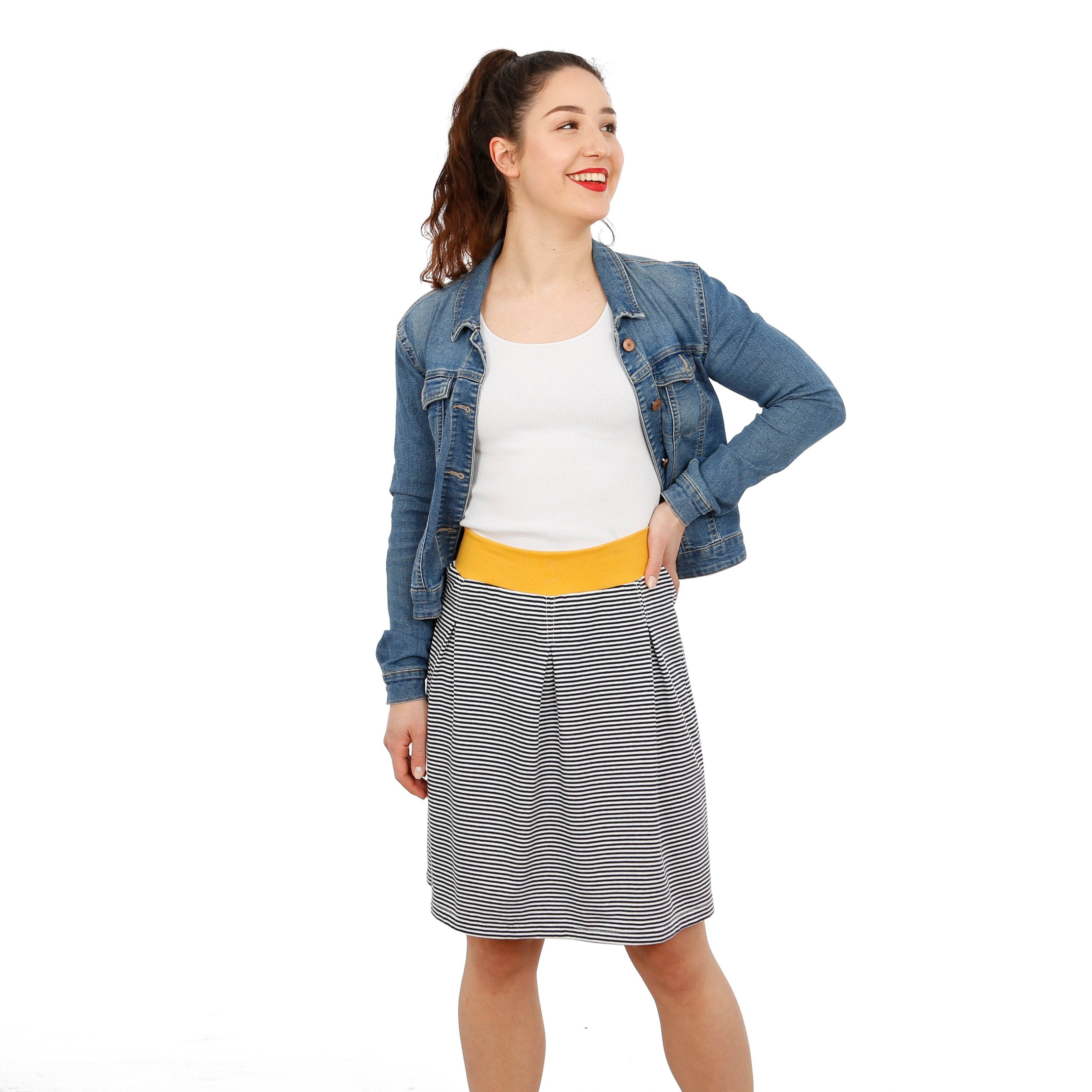 Jerseyrock FRAU ANTJE | Schnittmuster Gr. XS – L - Sewando