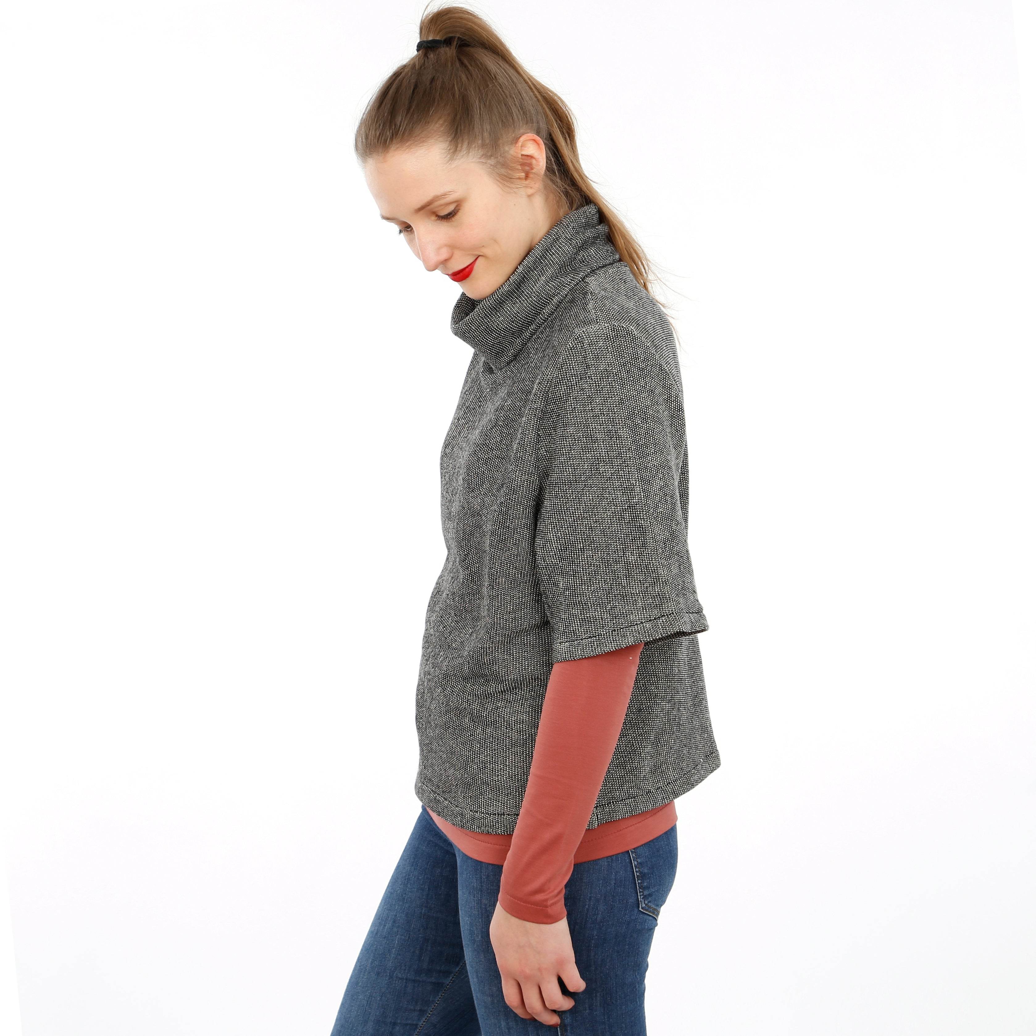 Rollkragenpulli FRAU DÖRTE | Schnittmuster Gr. XS-XXL - Sewando