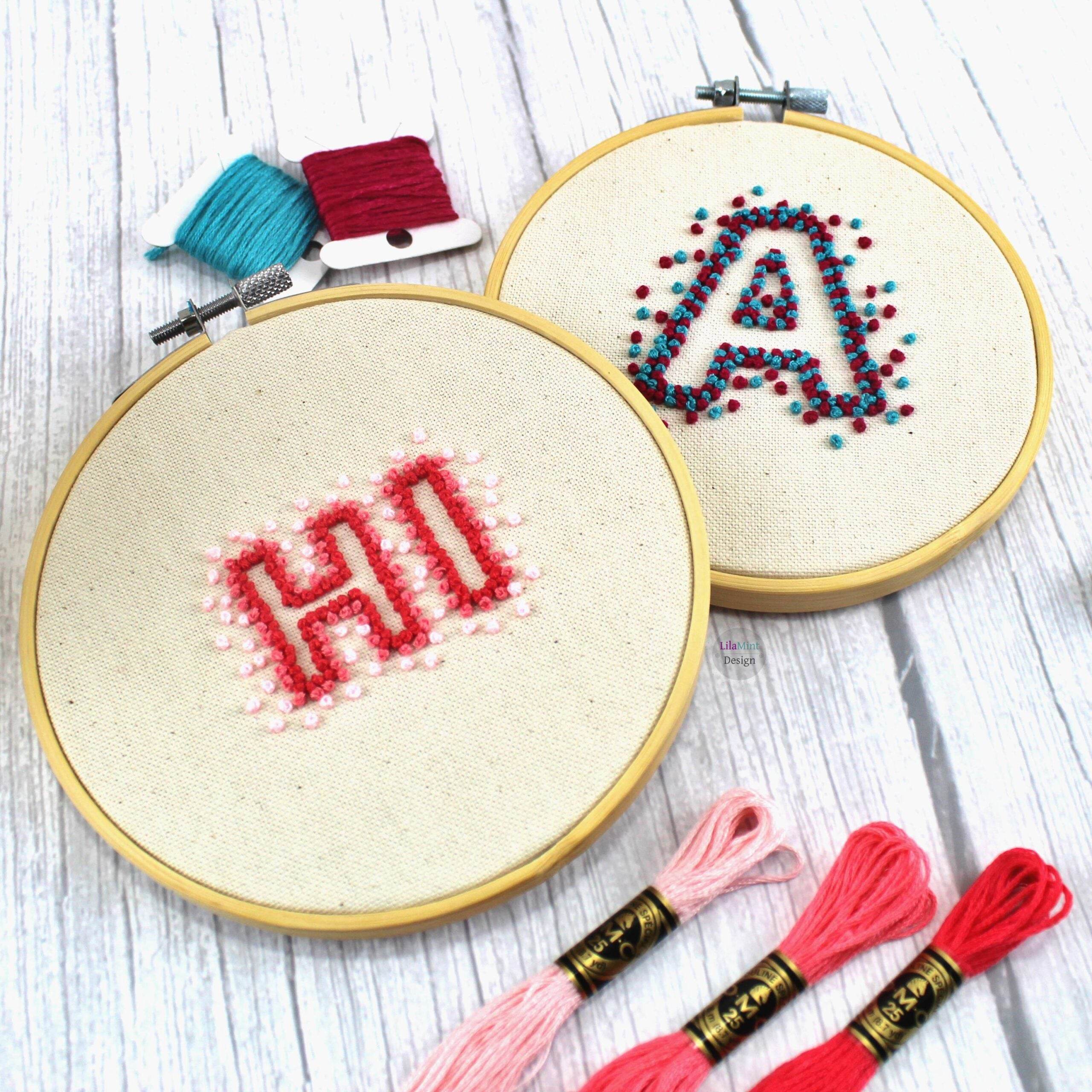 eBook Stickvorlage Monogram A-Z Handstickvorlage - Sewando