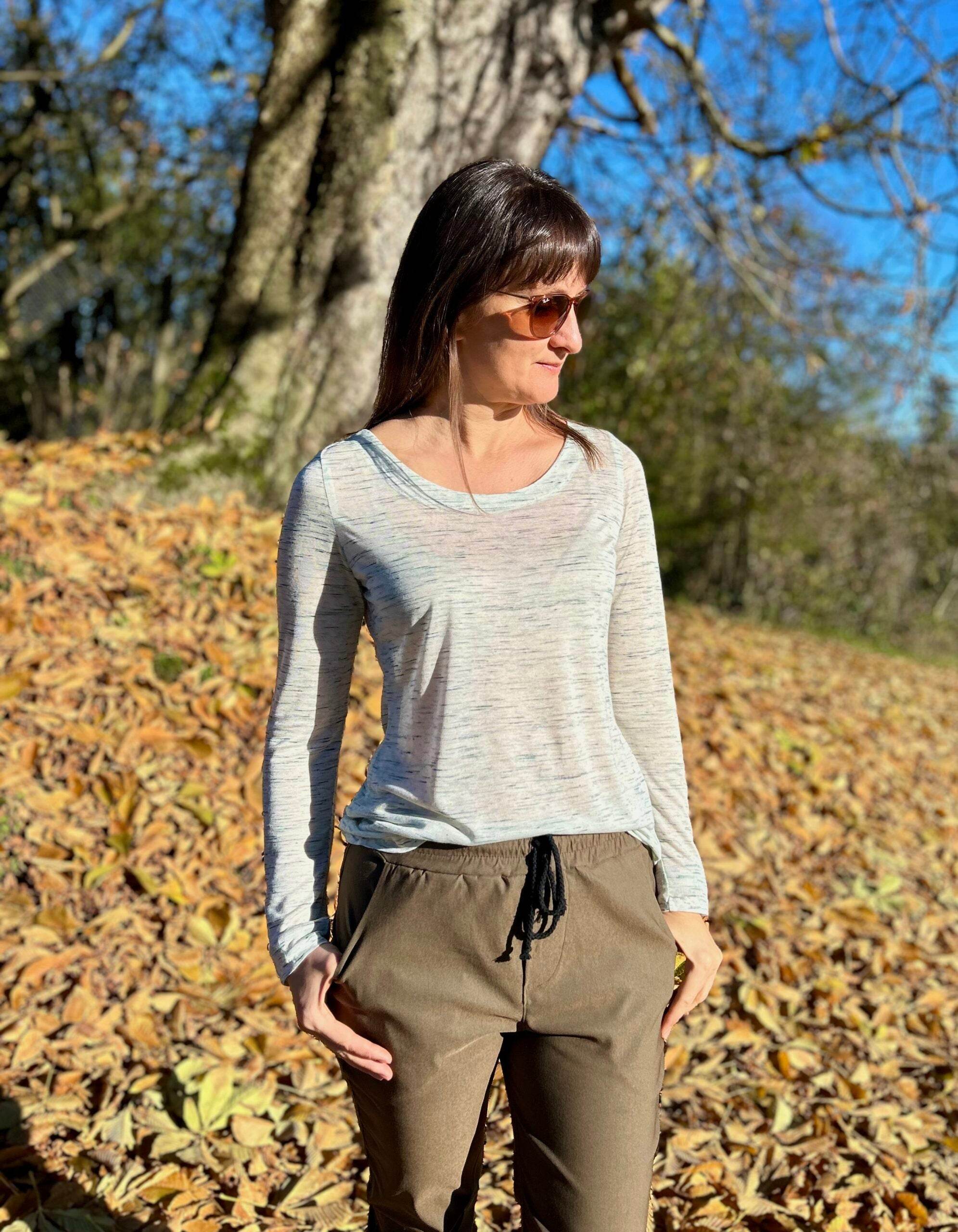 E-Book Shirt MissHarmonie Wolle Seide 34-50 Schnittmuster - Sewando