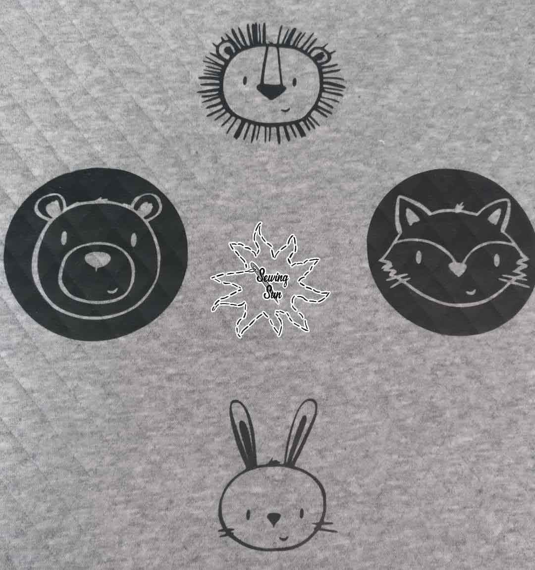 Plotterdatei Tierbuttons einfach [Digital] - Sewando