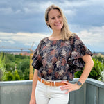 Nähanleitung SUNNY - Sommertop - Minimal-Waste-Schnittmuster - Gr. 34-44 : - Sewando