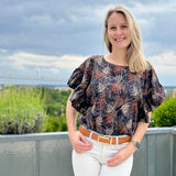 Nähanleitung SUNNY - Sommertop - Minimal-Waste-Schnittmuster - Gr. 34-44 : - Sewando