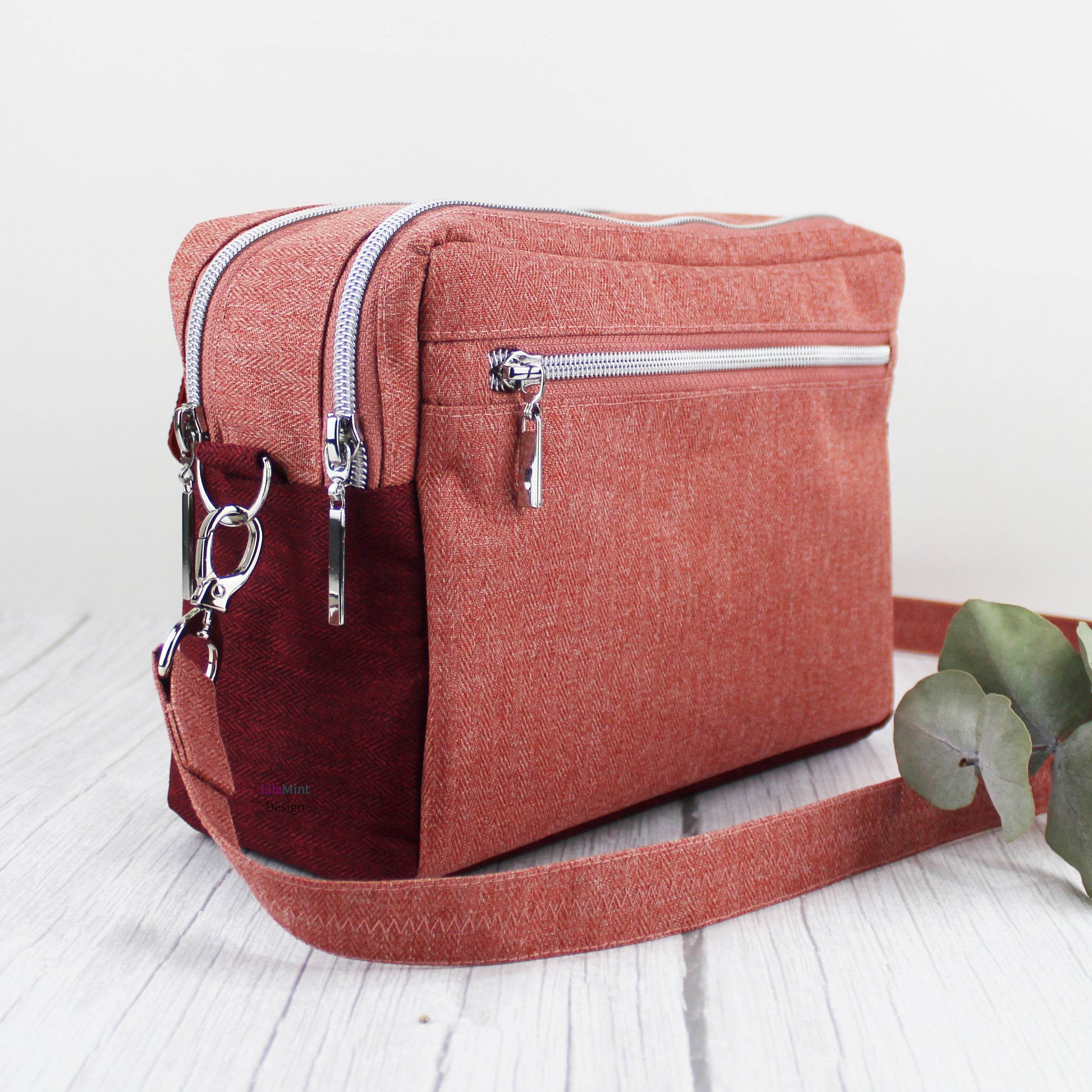 eBook CrossbodyBag MISSOURI24 Nähanleitung Schnittmuster - Sewando