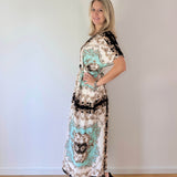 Nähanleitung HOLLY - Kleid/Tunika im Kaftanlook mit Bindeband - Gr. 34-44 - Sewando