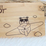 Plotterdatei  Laserdatei und Digistamp "Pilotenbär" [Digital]