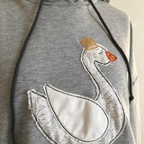 Stickdatei "Schwan mit Krone" 18x30 & 20x30 cm