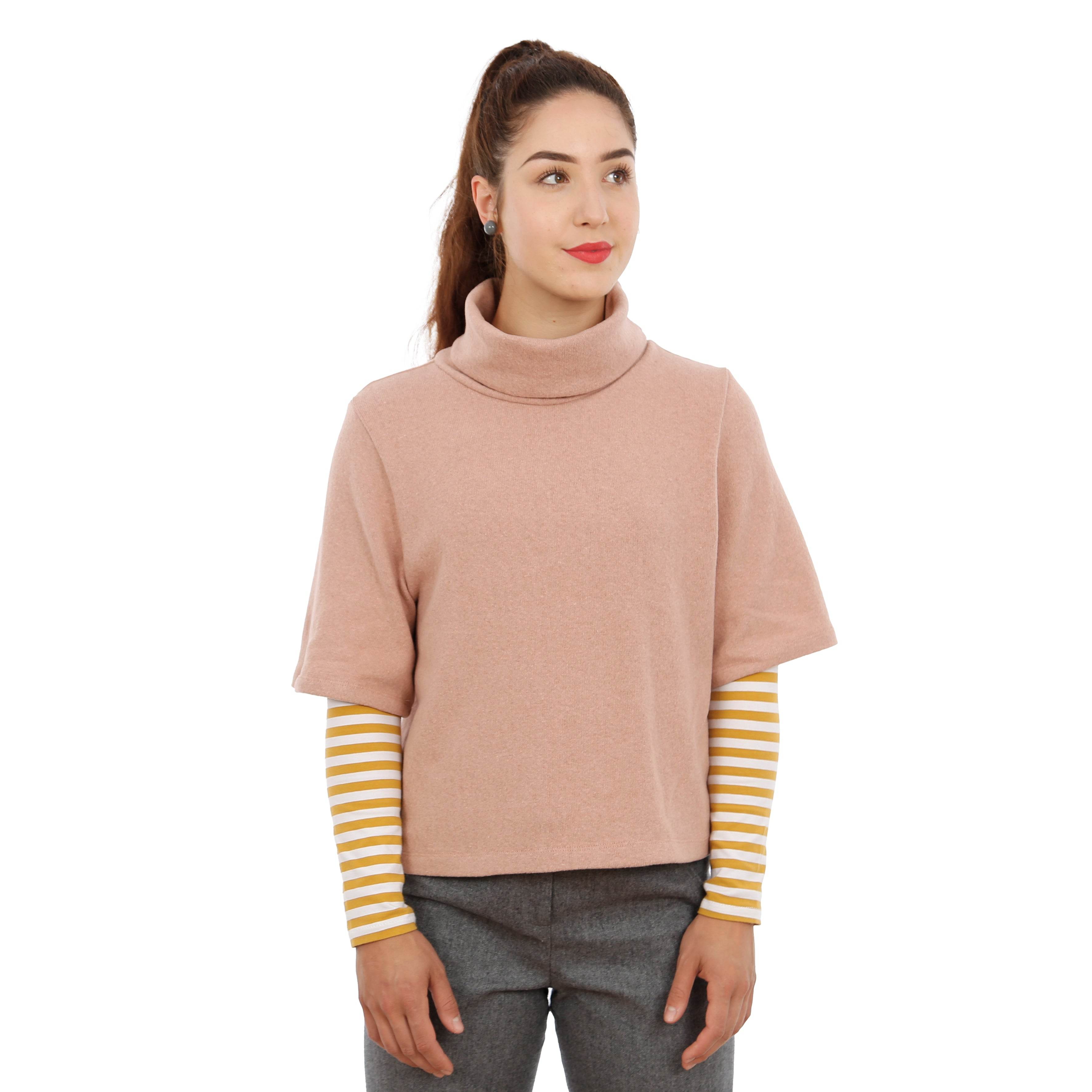 Rollkragenpulli FRAU DÖRTE | Schnittmuster Gr. XS-XXL - Sewando