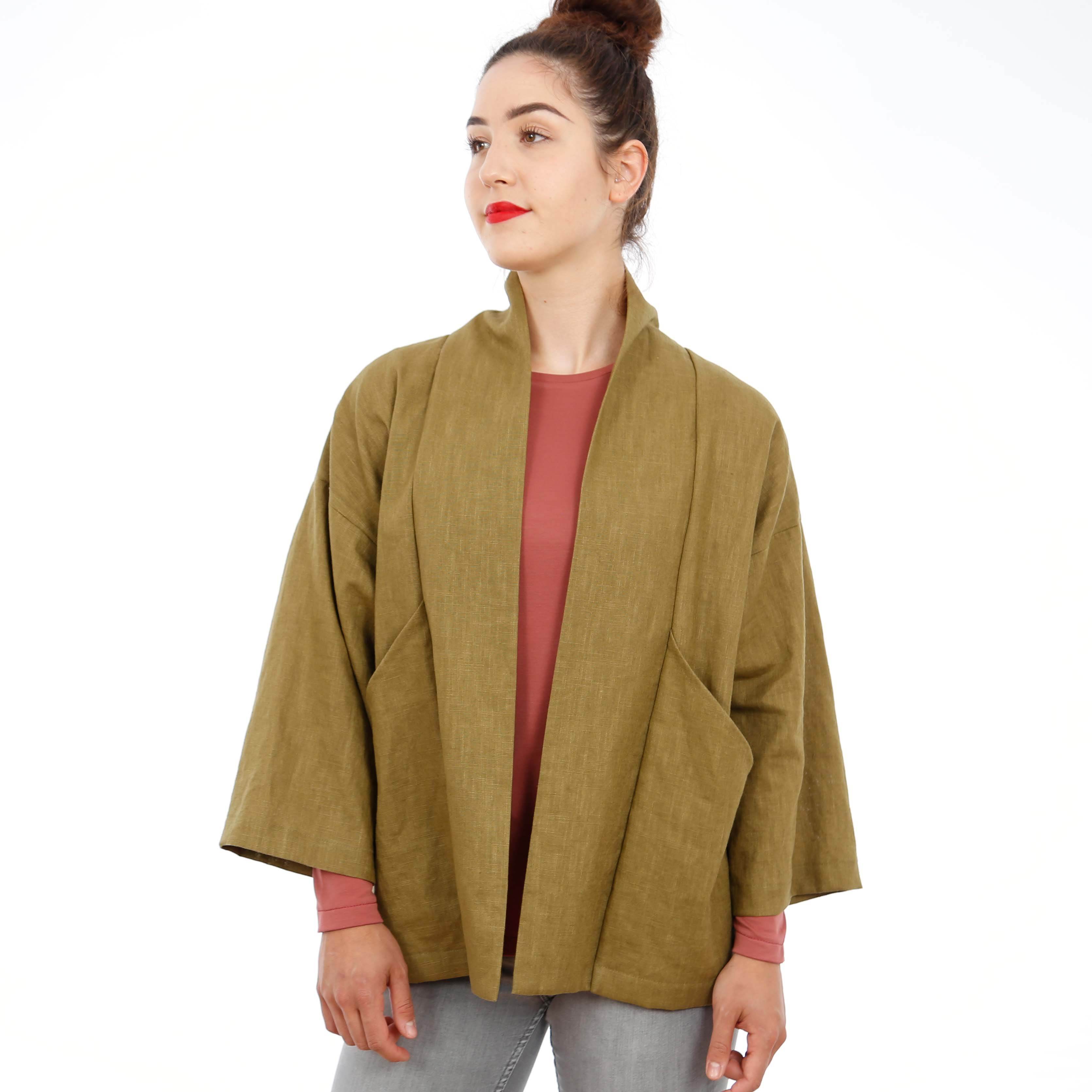 Kimonojacke FRAU SINA | Schnittmuster Gr. XS-XXL : - Sewando
