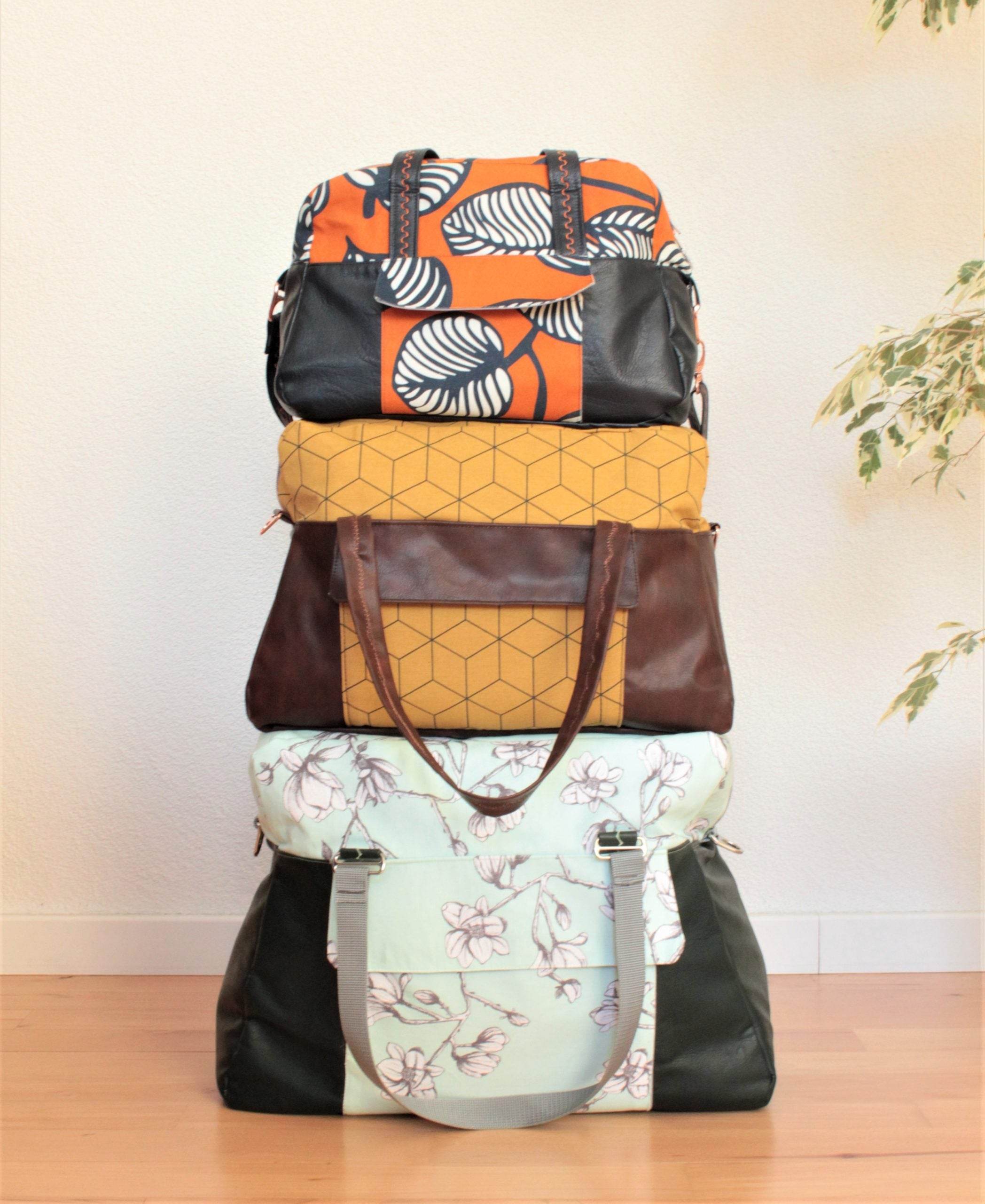 Kombi-eBook VERMONT15 Nähanleitung Schnittmuster Tasche - Sewando