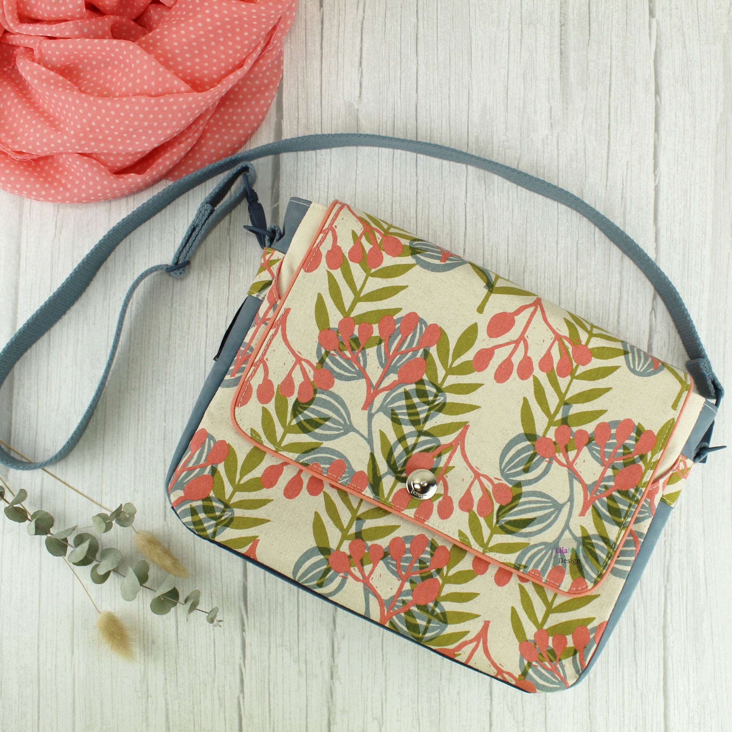 eBook CrossbodyBag WISCONSIN30 Nähanleitung Schnittmuster - Sewando