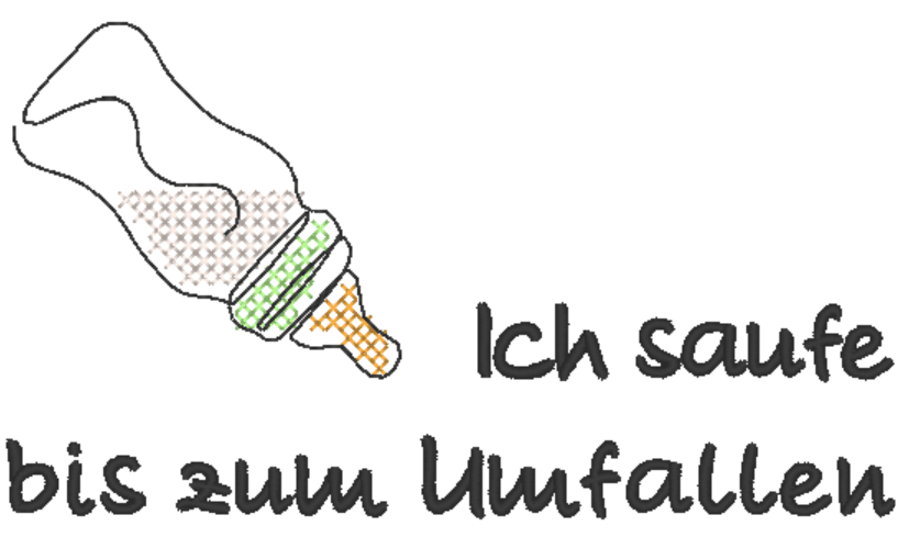 Stickdatei - Sprüche-Set für Babylätzchen - Sewando