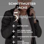 E-Book und Schnittmuster | Jacke S-XL - Sewando