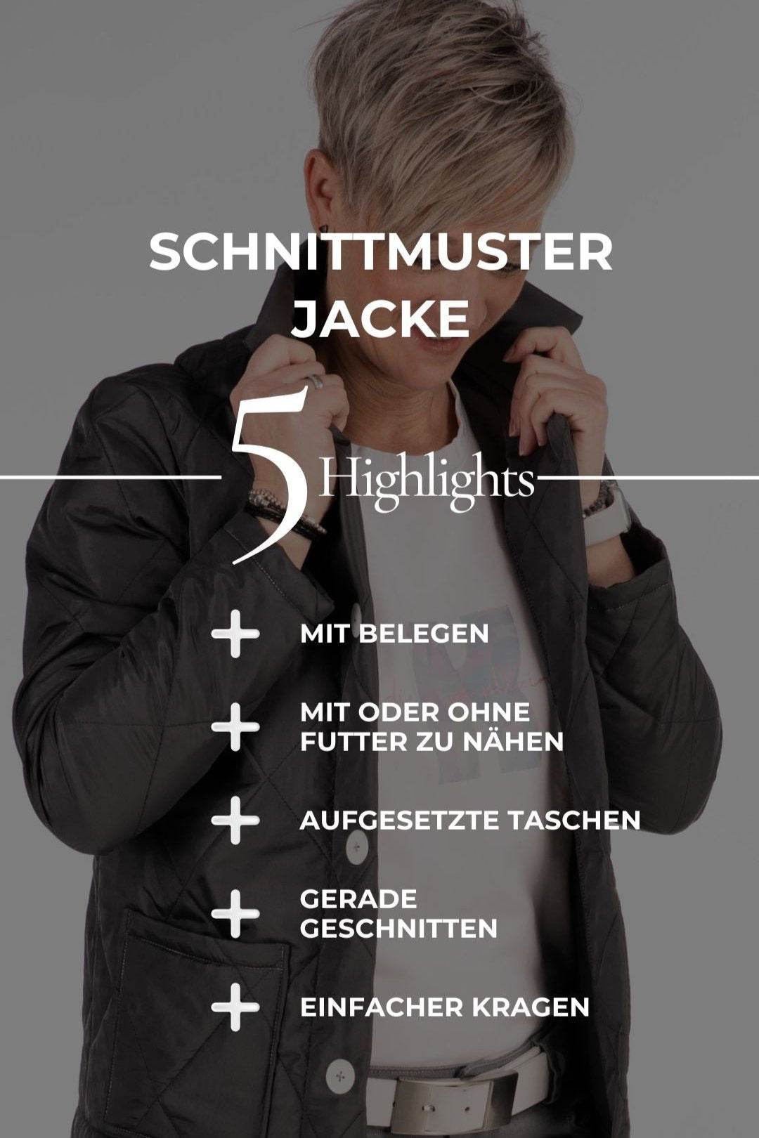 E-Book und Schnittmuster | Jacke S-XL - Sewando