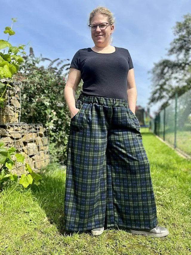 Schnittmuster Hose Jade Culotte Gr. A - M DE/EN/FR HU 86-134cm - Sewando