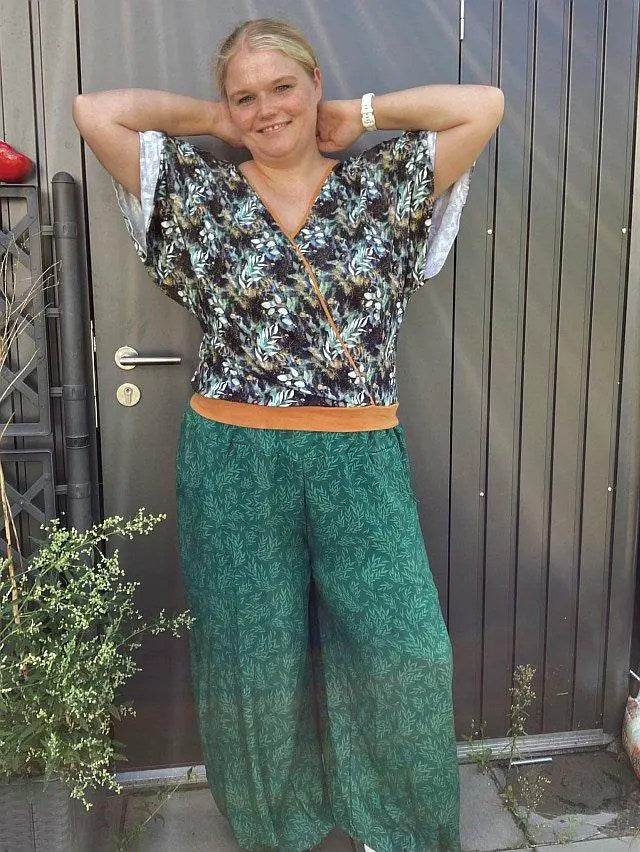 Schnittmuster Hose Jade Culotte Gr. A - M DE/EN/FR HU 86-134cm - Sewando