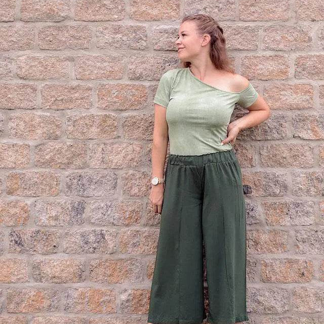 Schnittmuster Hose Jade Culotte Gr. A - M DE/EN/FR HU 86-134cm - Sewando