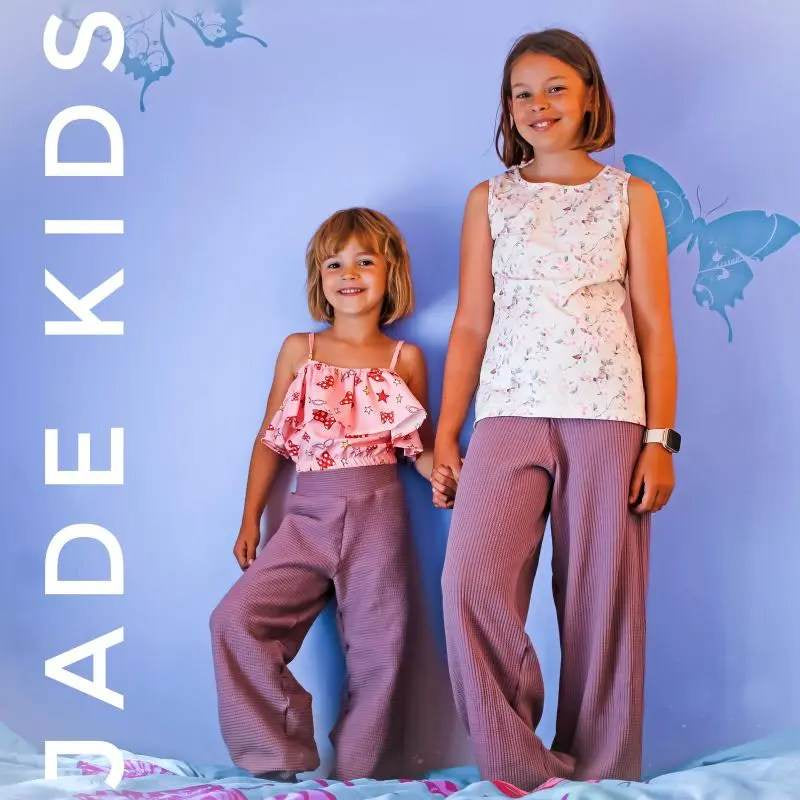 Schnittmuster Hose Jade Kids Gr. 98 - 158 DE - Sewando