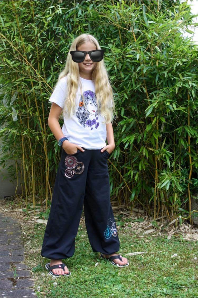 Schnittmuster Hose Jade Kids Gr. 98 - 158 DE - Sewando