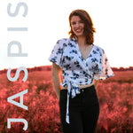Schnittmuster Wrap-Crop-Top Jaspis Gr. S - XXXL DE - Sewando