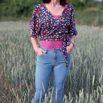 Schnittmuster Wrap-Crop-Top Jaspis Gr. S - XXXL DE - Sewando
