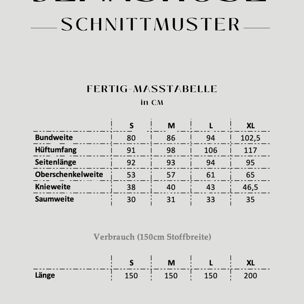 E-Book und Schnittmuster | Jeanshose S-XL - Sewando