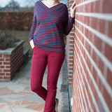 Schnittmuster Hose Jeggings Granat Gr. 32 - 56 DE - Sewando
