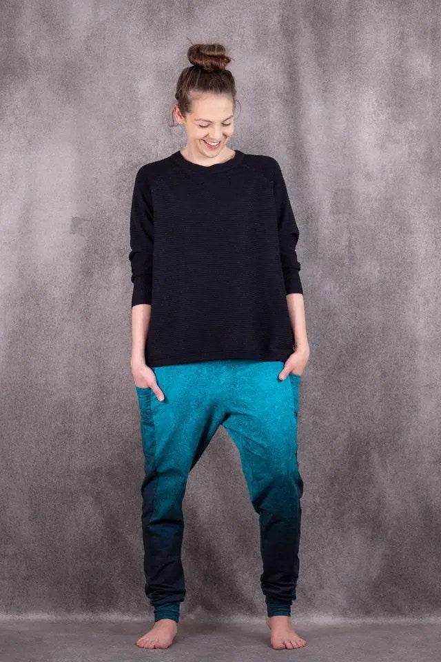 Schnittmuster Joggingpants Jardin Gr. A - M DE/EN/FR HU 86-134cm - Sewando