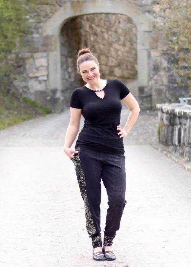 Schnittmuster Joggingpants Jardin Gr. A - M DE/EN/FR HU 86-134cm - Sewando