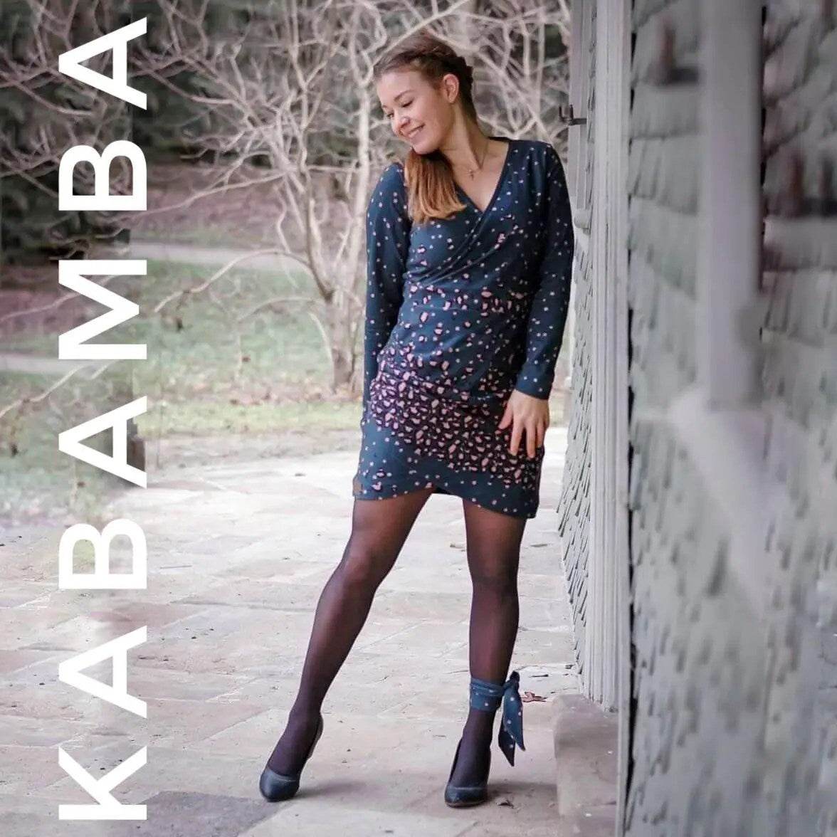 Schnittmuster Kleid Kabamba Gr. 32 - 56 DE - Sewando