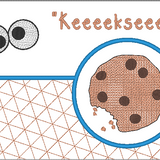Stickdatei - Mugrug-Set "Keksmonster"