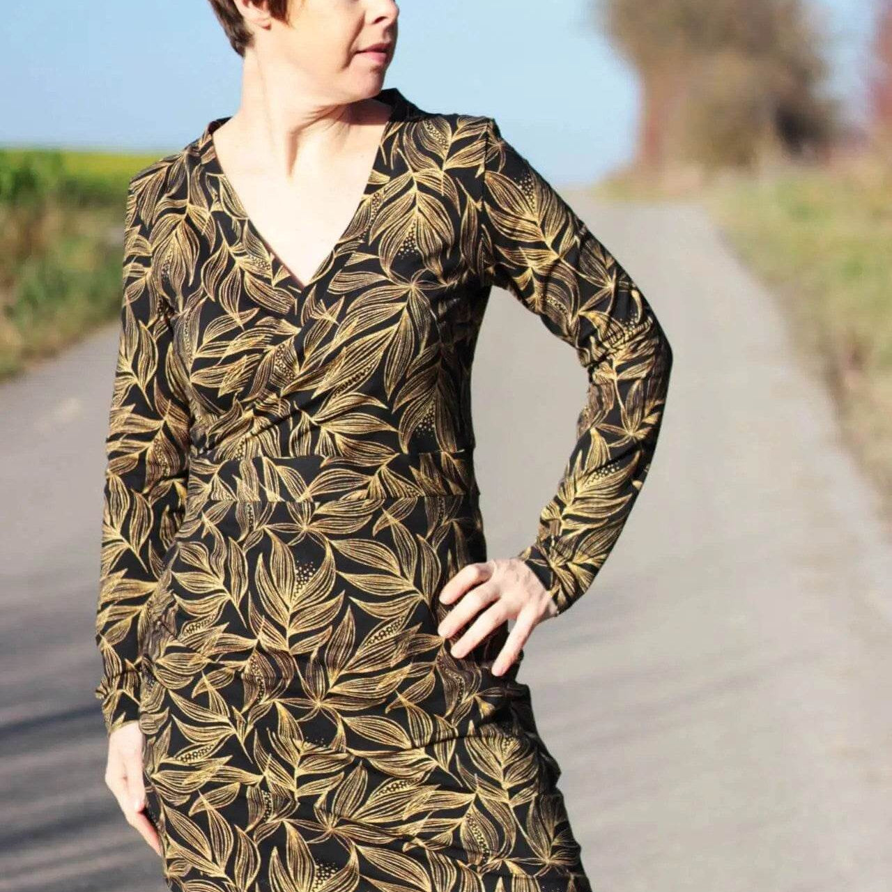 Schnittmuster Kleid Kabamba Gr. 32 - 56 DE - Sewando
