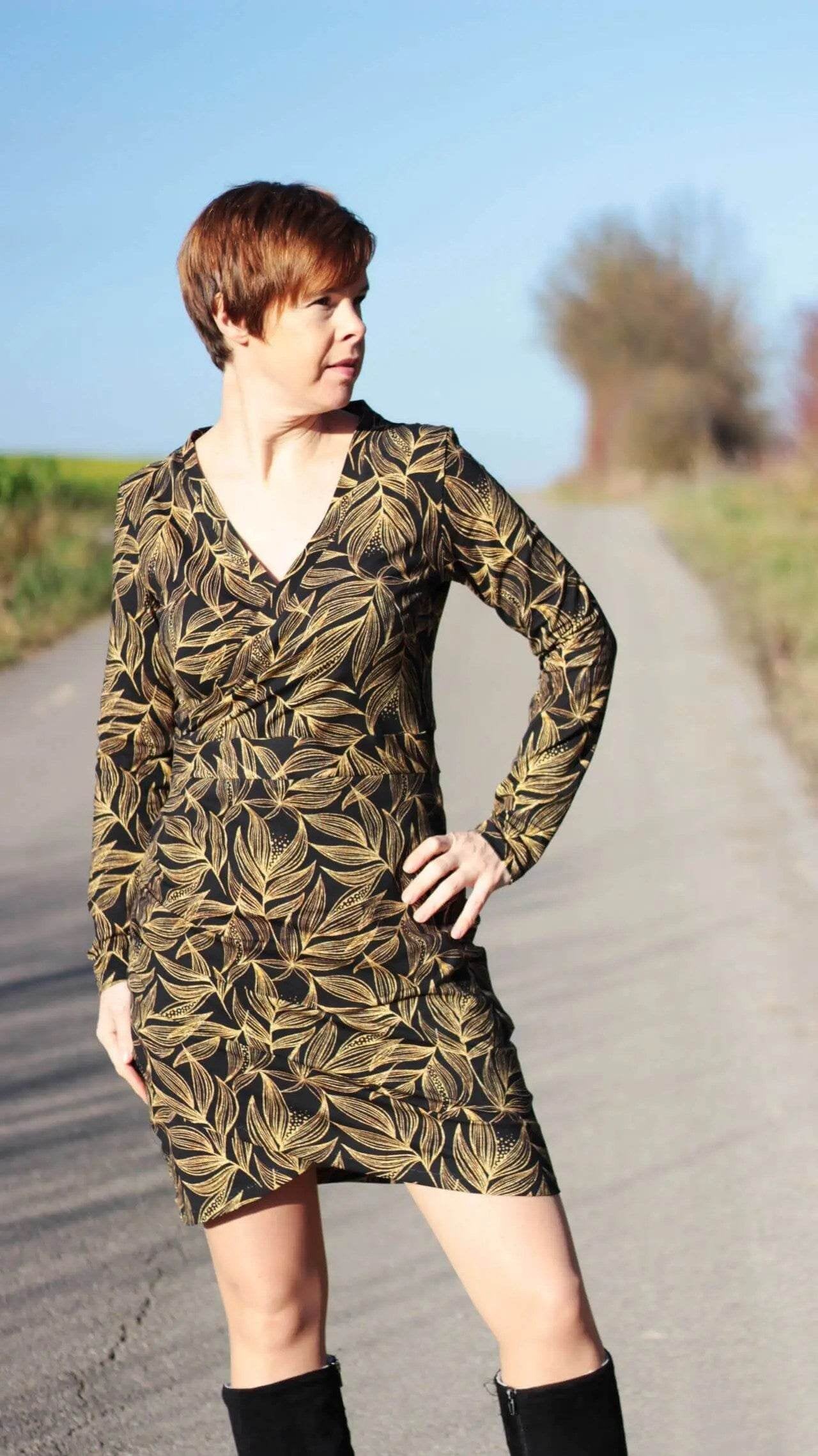 Schnittmuster Kleid Kabamba Gr. 32 - 56 DE - Sewando