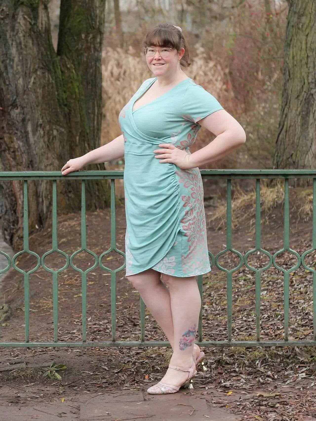Schnittmuster Kleid Kabamba Gr. 32 - 56 DE - Sewando