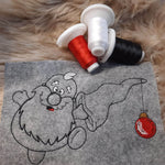 Stickdatei - SANTA-Gnom (3 Dateien) - Sewando