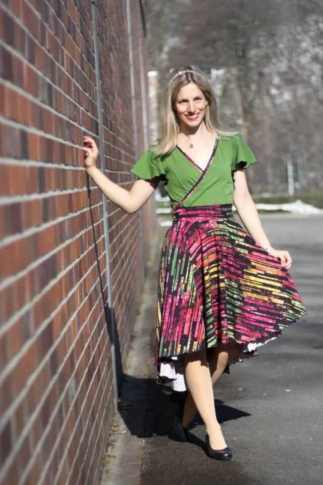 Schnittmuster Kleid Amazonit Gr. 32 - 56 DE - Sewando