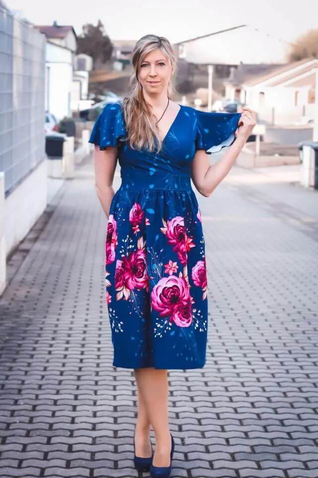 Schnittmuster Kleid Amazonit Gr. 32 - 56 DE - Sewando