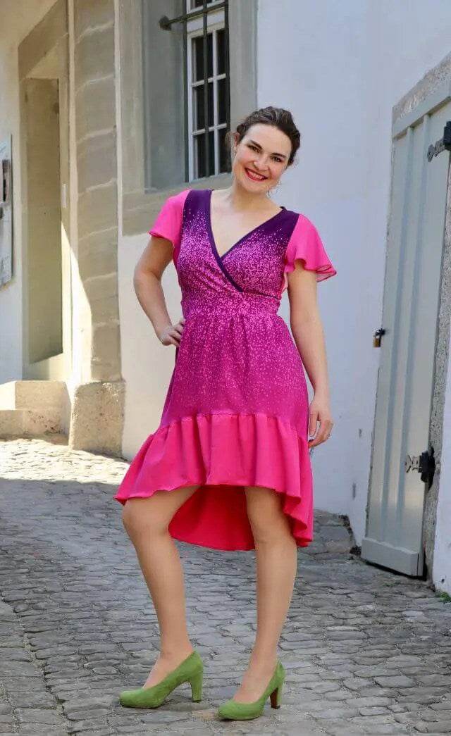 Schnittmuster Kleid Amazonit Gr. 32 - 56 DE - Sewando
