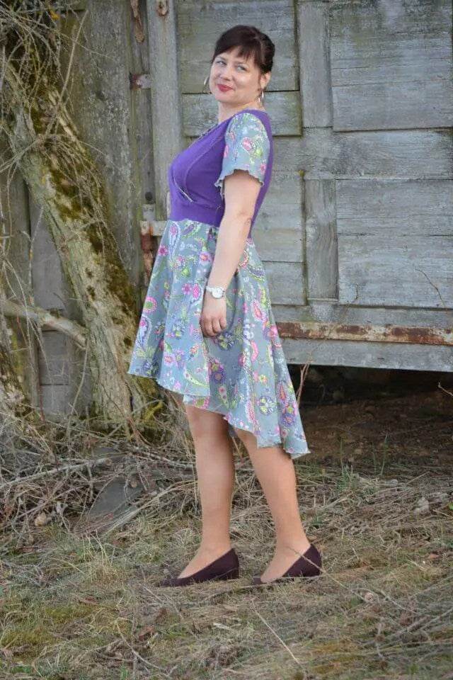 Schnittmuster Kleid Amazonit Gr. 32 - 56 DE - Sewando