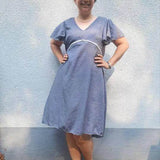 Schnittmuster Basic-Dress Basalt Gr. A - M DE/EN/FR BU 76-134cm - Sewando