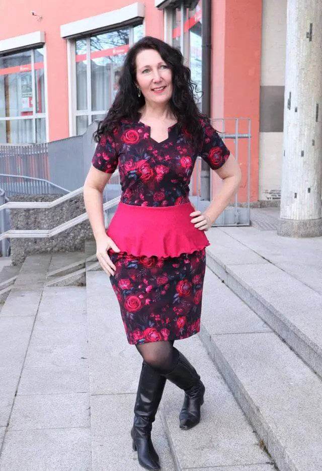 Schnittmuster Kleid Onyx Gr. 32 - 56 DE - Sewando